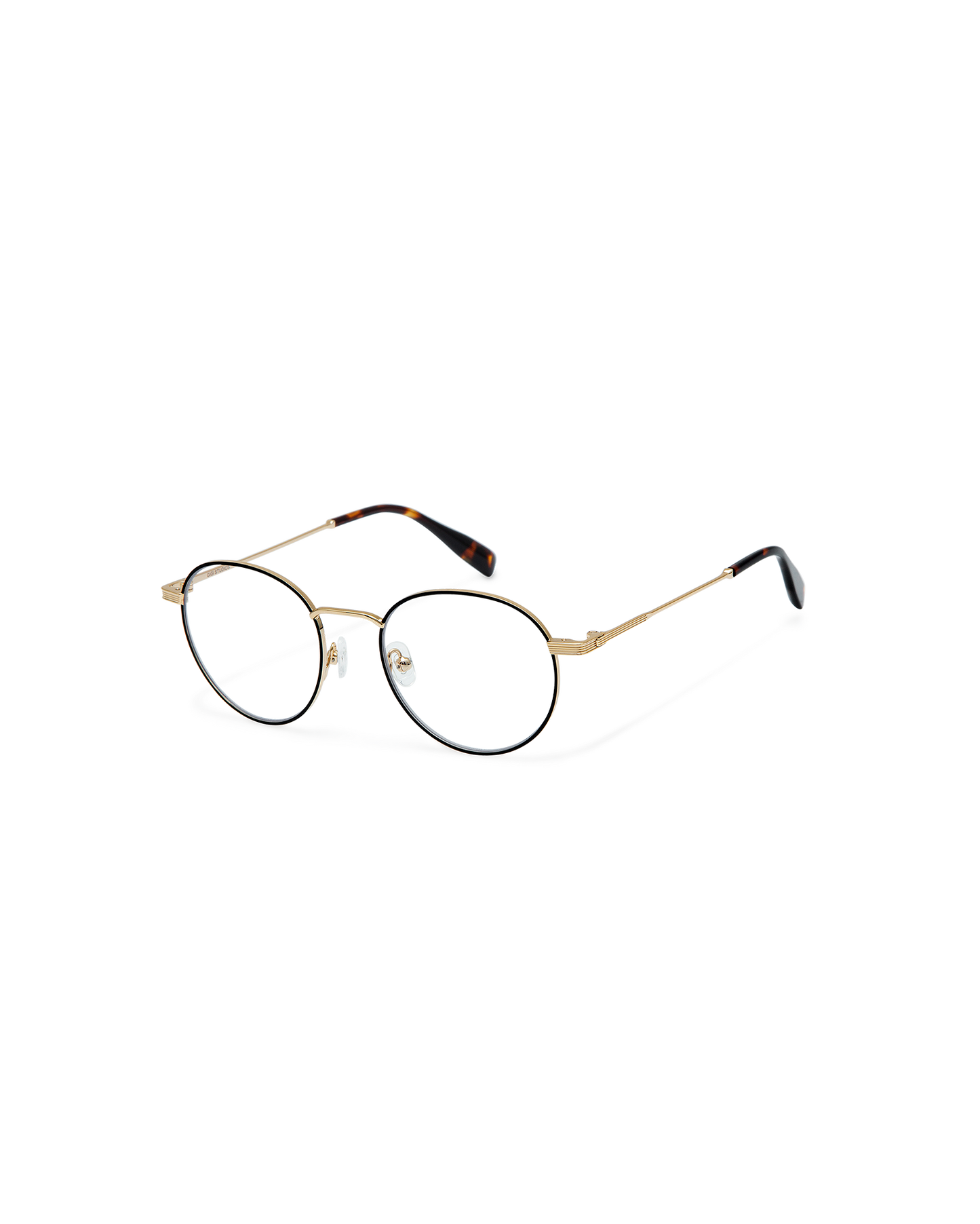 QUARTZ: Redondas Metal Noir optical glasses by GIGI STUDIOS 10530