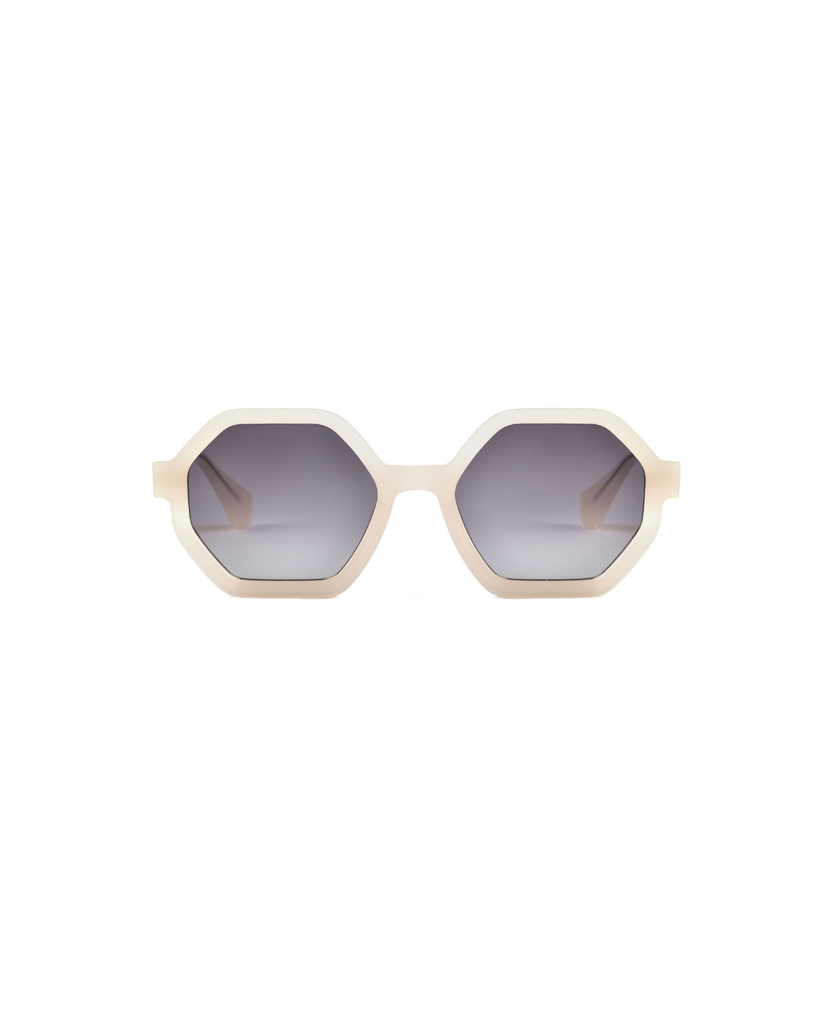 SHIRLEY: Geométricas Acetato Blanco sunglasses by GIGI STUDIOS 1717
