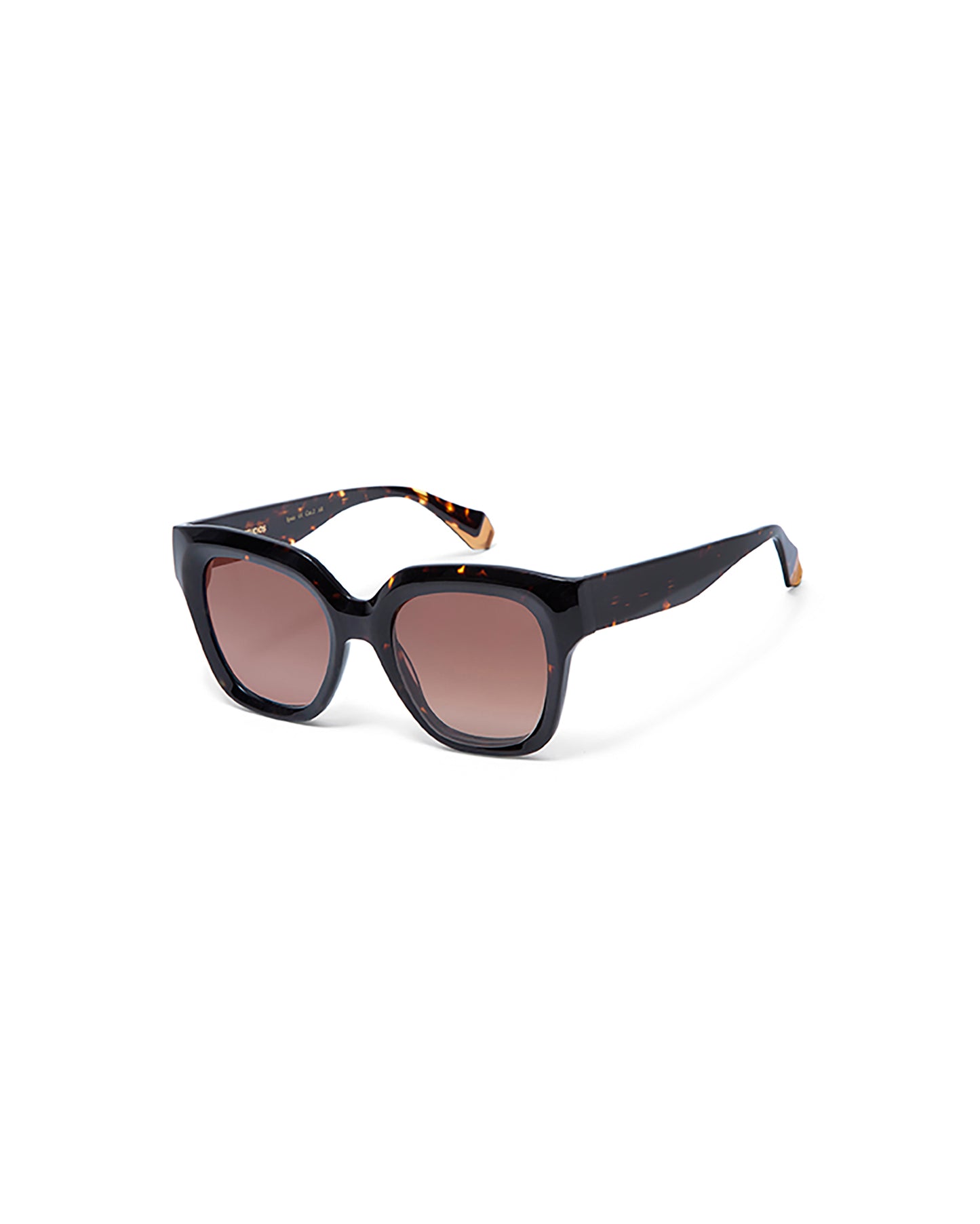 LOUISE: Cuadrada Acetato Havana sunglasses by GIGI STUDIOS 1747