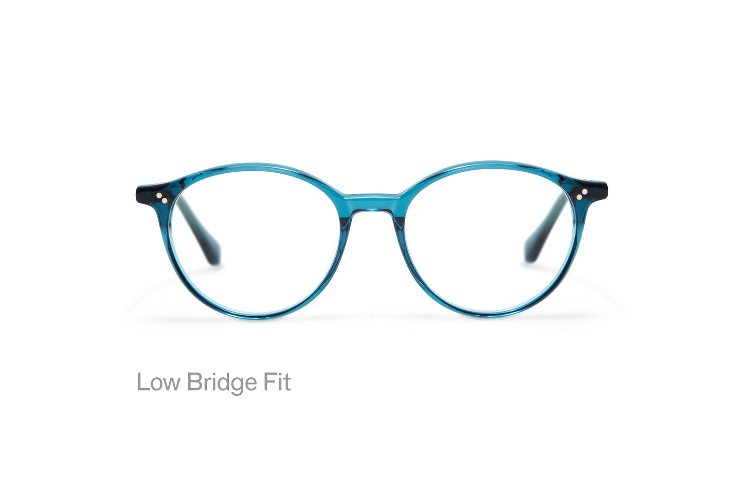 Brooks: Redondas Acetato Azul optical glasses by GIGI STUDIOS 1805