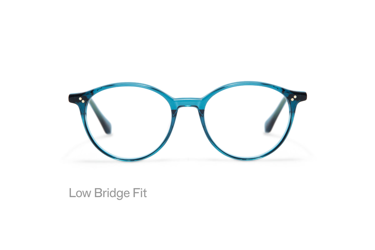 Brooks: Redondas Acetato Azul optical glasses by GIGI STUDIOS 1805