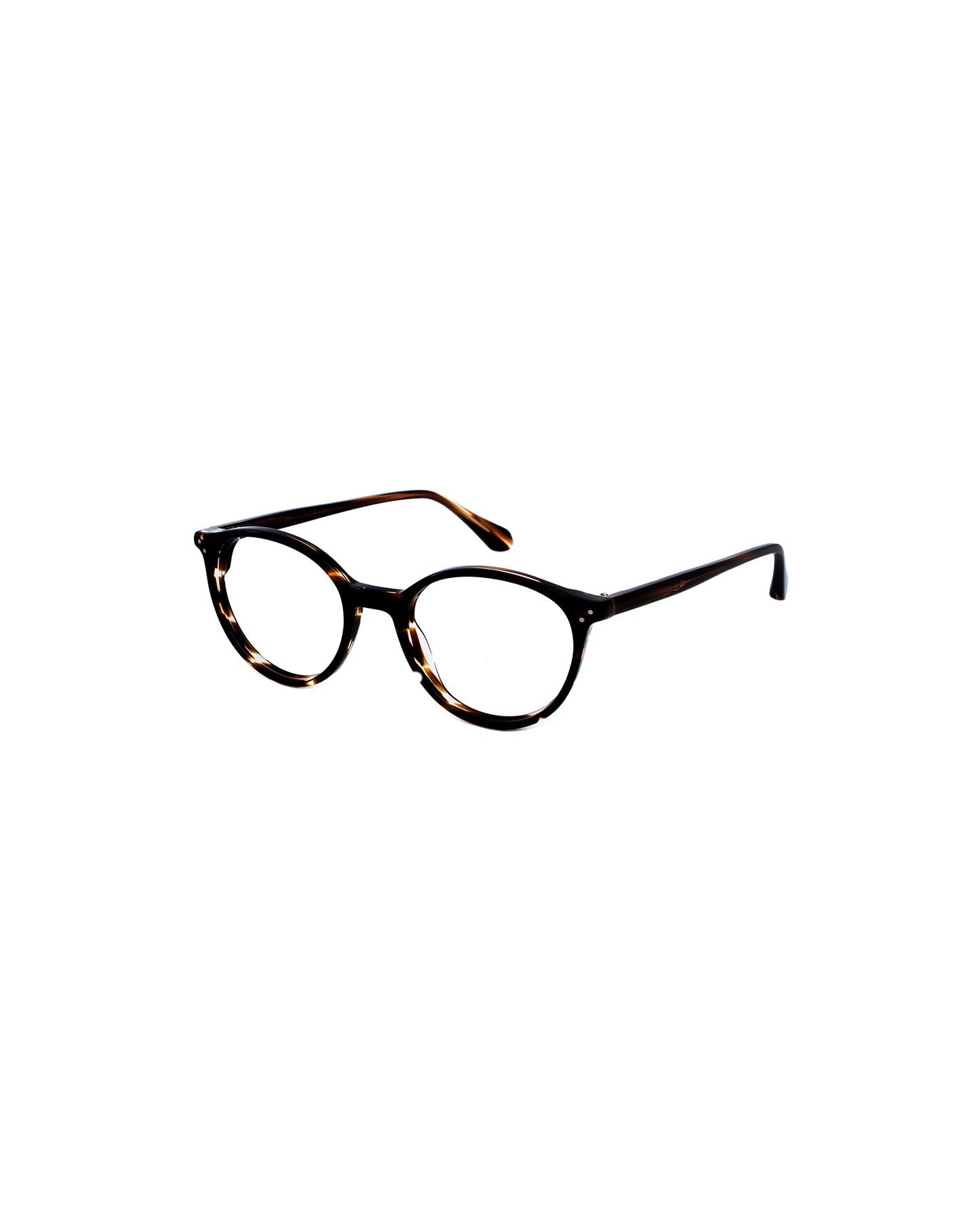 Brooks: Redondas Acetato Marrón optical glasses by GIGI STUDIOS 1822