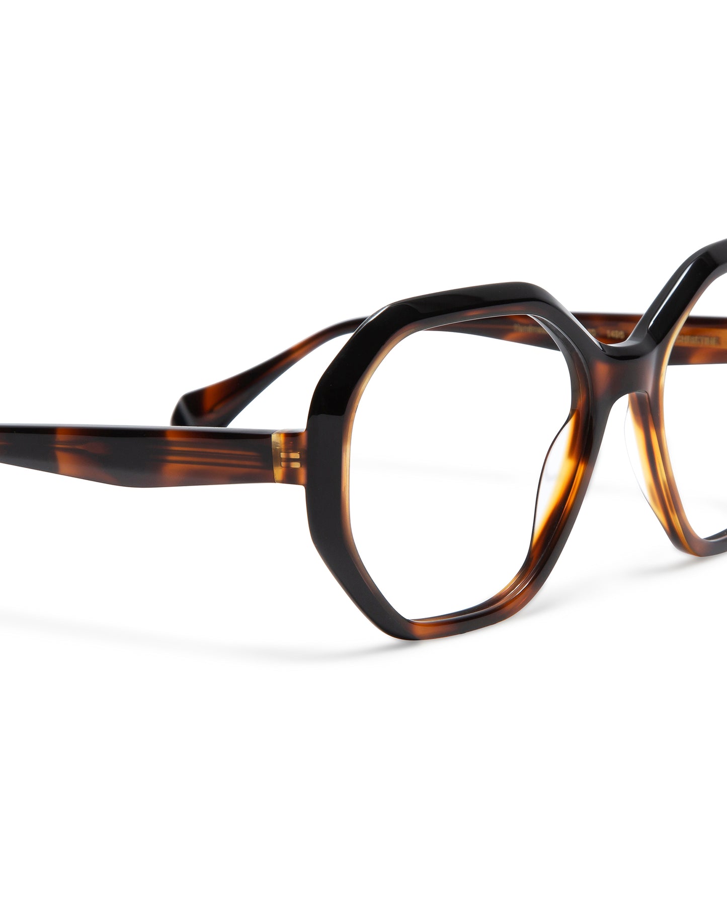 CHRISTINE: Geométricas Acetato Havana optical glasses by GIGI STUDIOS 3449