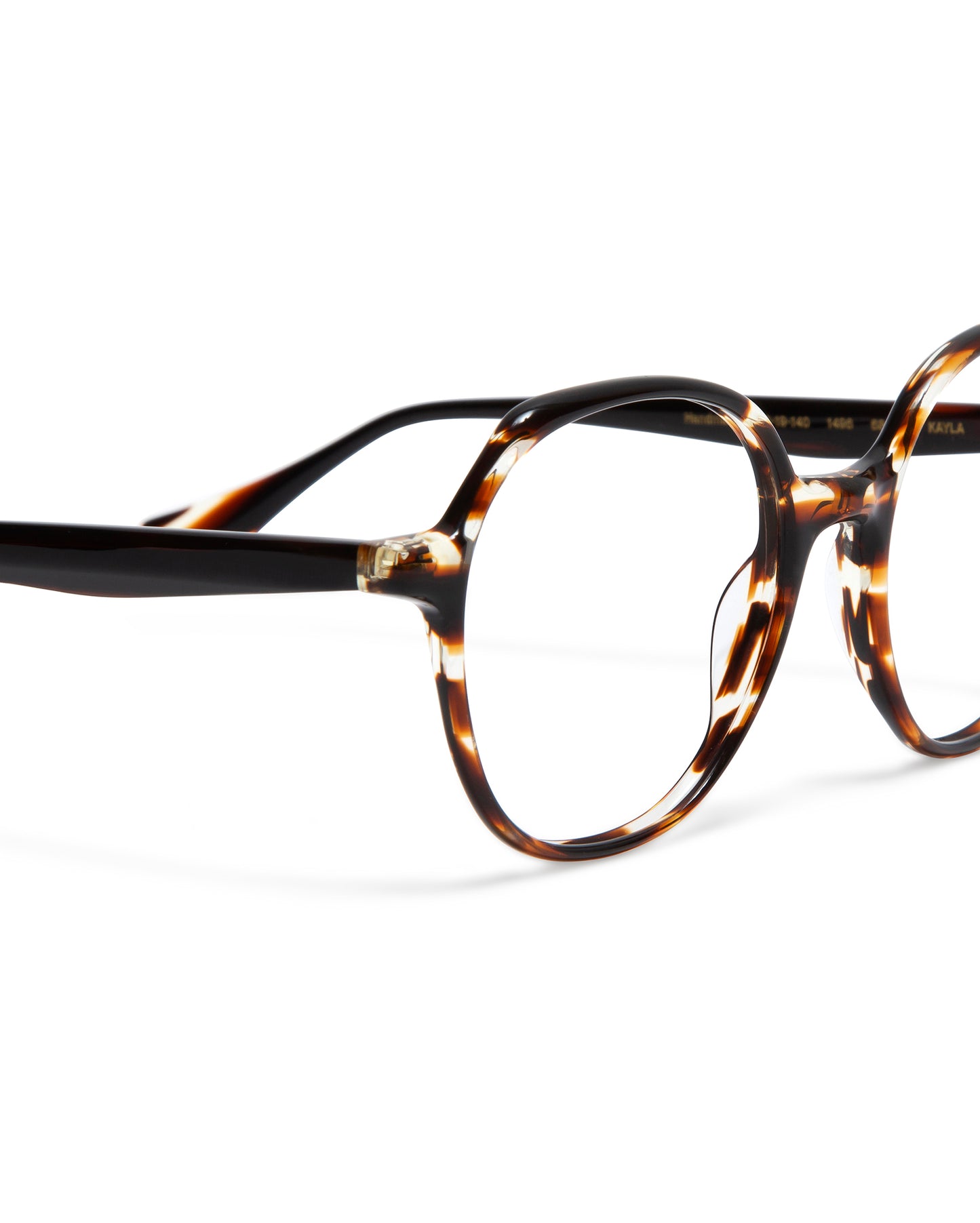 KAYLA: Redondas Acetato Havana optical glasses by GIGI STUDIOS 5980