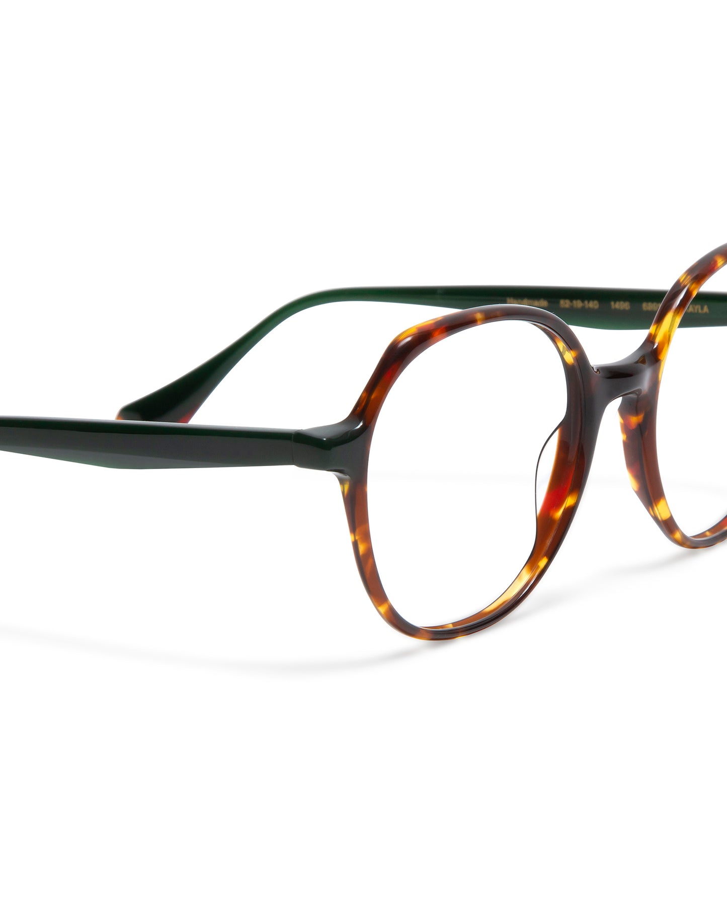 KAYLA: Redondas Acetato Havana optical glasses by GIGI STUDIOS 5988