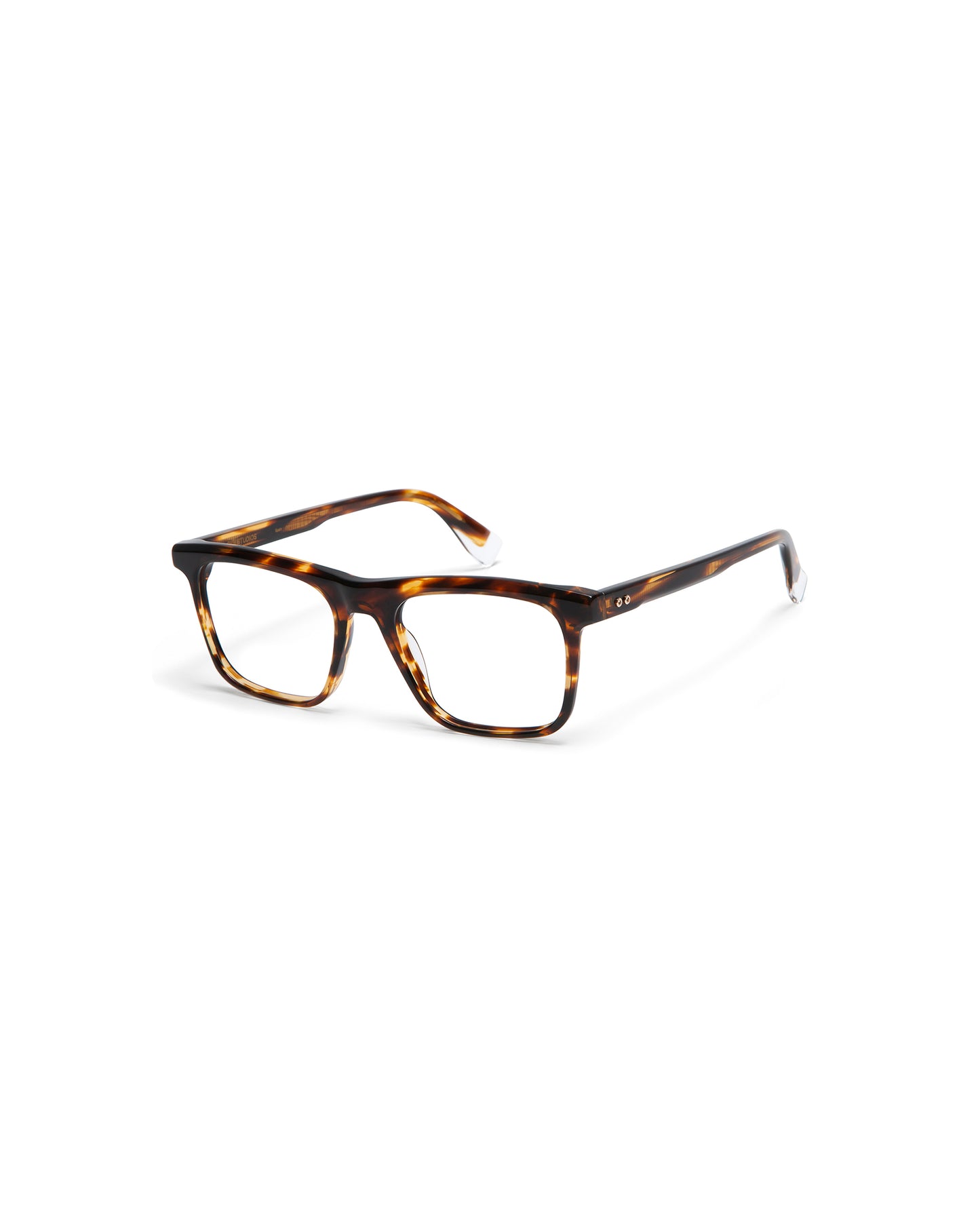 EDISON: Cuadrada Acetato Havana optical glasses by GIGI STUDIOS 6101