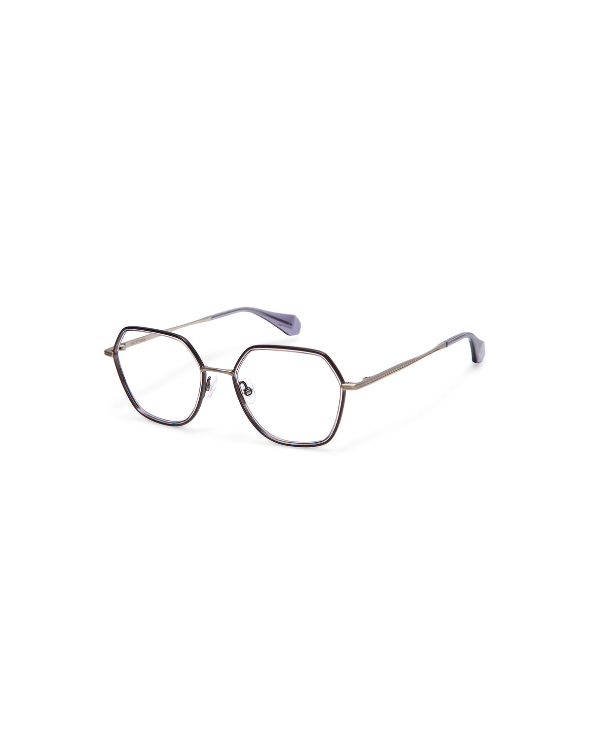 JOLENE: Geométricas Acetato-Metal Rojo optical glasses by GIGI STUDIOS 744
