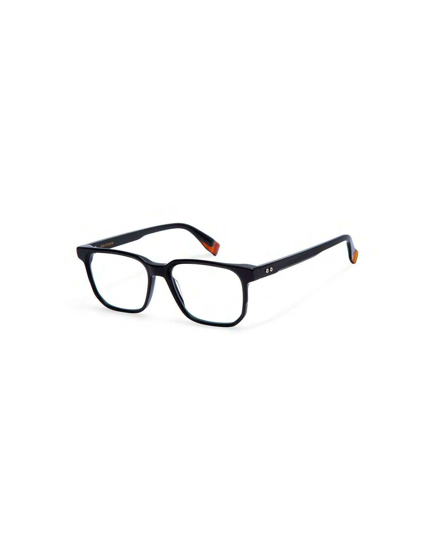 ENGELS: Cuadrada Acetato Noir optical glasses by GIGI STUDIOS 602