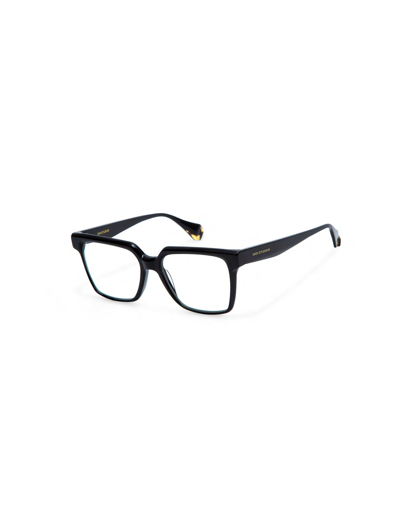 AURA: Cuadrada Acetato Noir optical glasses by GIGI STUDIOS 3808