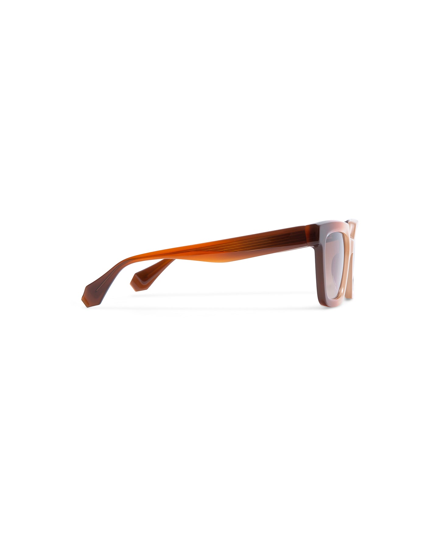 MARZIA: Cuadrada Acetato Orange sunglasses by GIGI STUDIOS 274