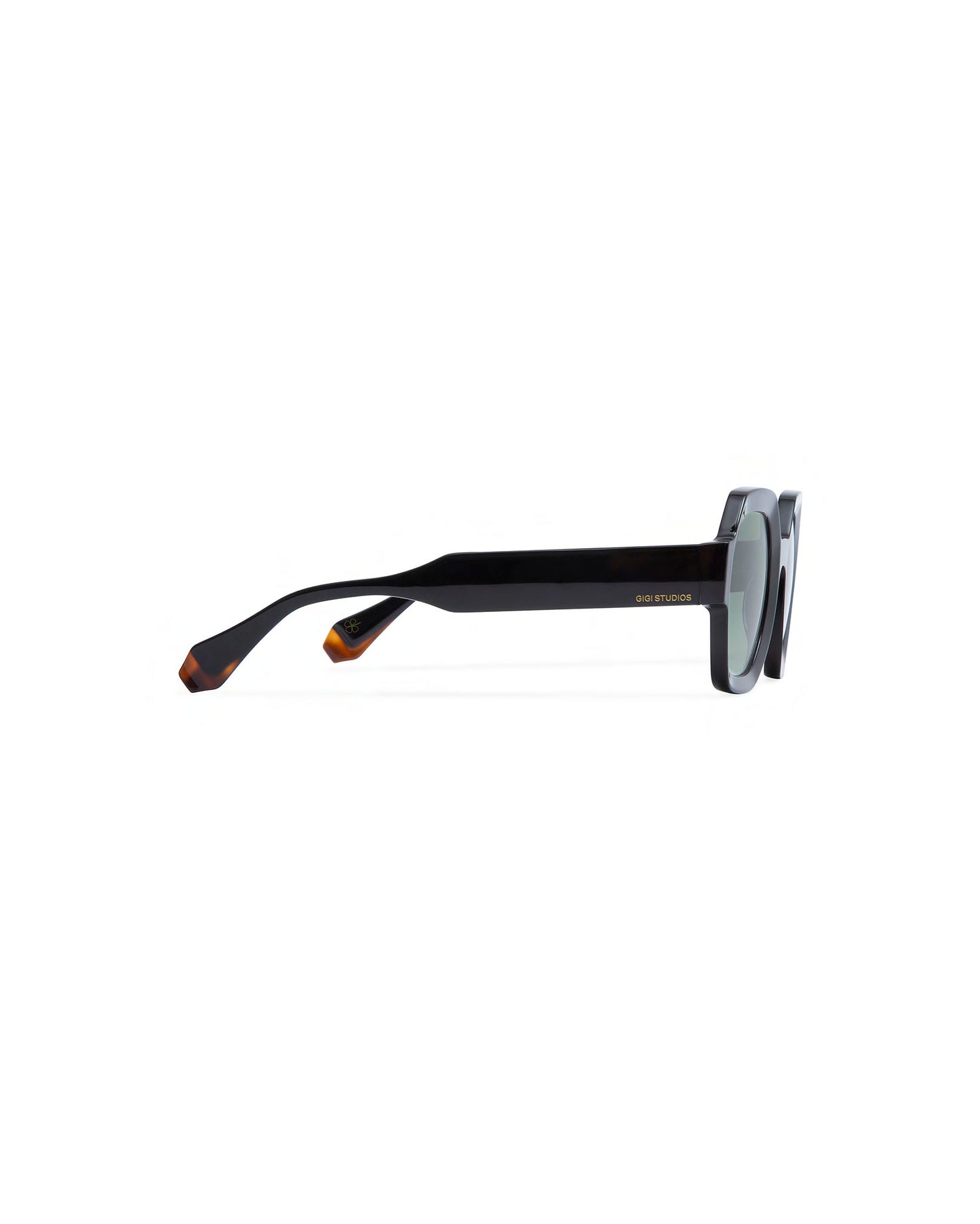 GRACE: Geométricas Acetato Noir sunglasses by GIGI STUDIOS 3882