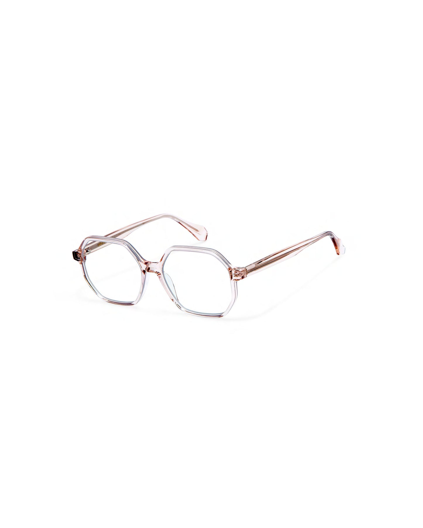 ENRICA: Geométricas Acetato Rosa optical glasses by GIGI STUDIOS 3915