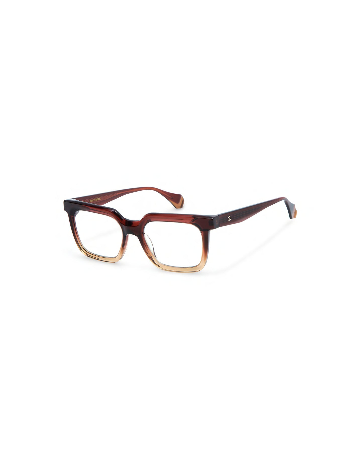 FLORENTINA: Cuadrada Acetato Rojo optical glasses by GIGI STUDIOS 3990