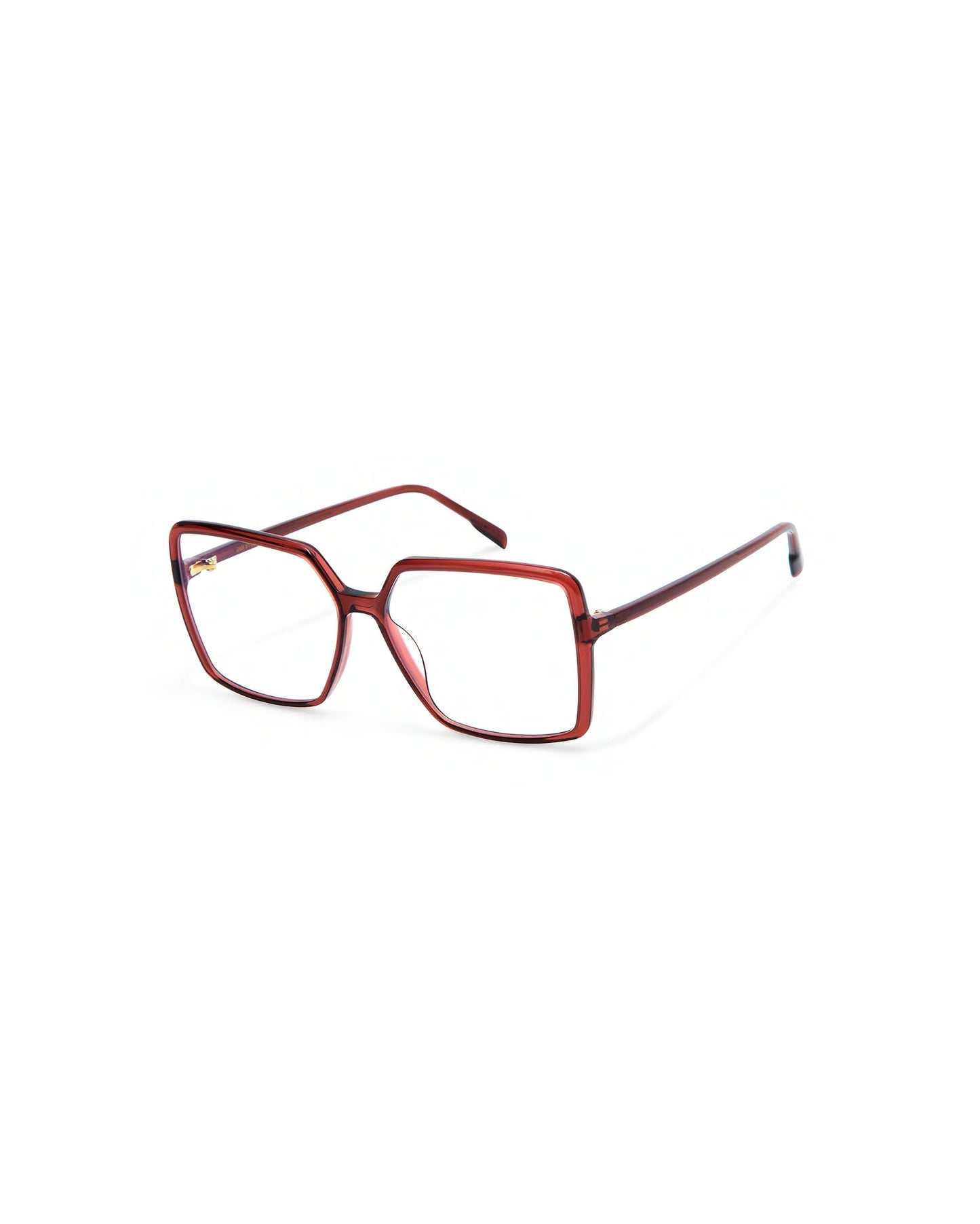 LENKA: Cuadrada Acetato Marrón optical glasses by GIGI STUDIOS 4083