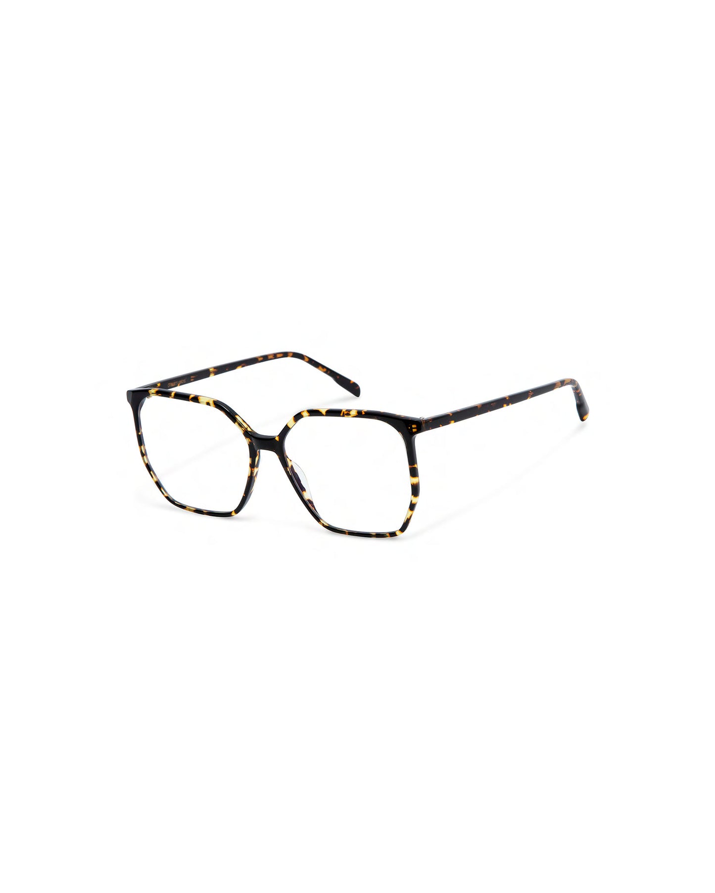 SABINE: Geométricas Acetato Havana optical glasses by GIGI STUDIOS 4110