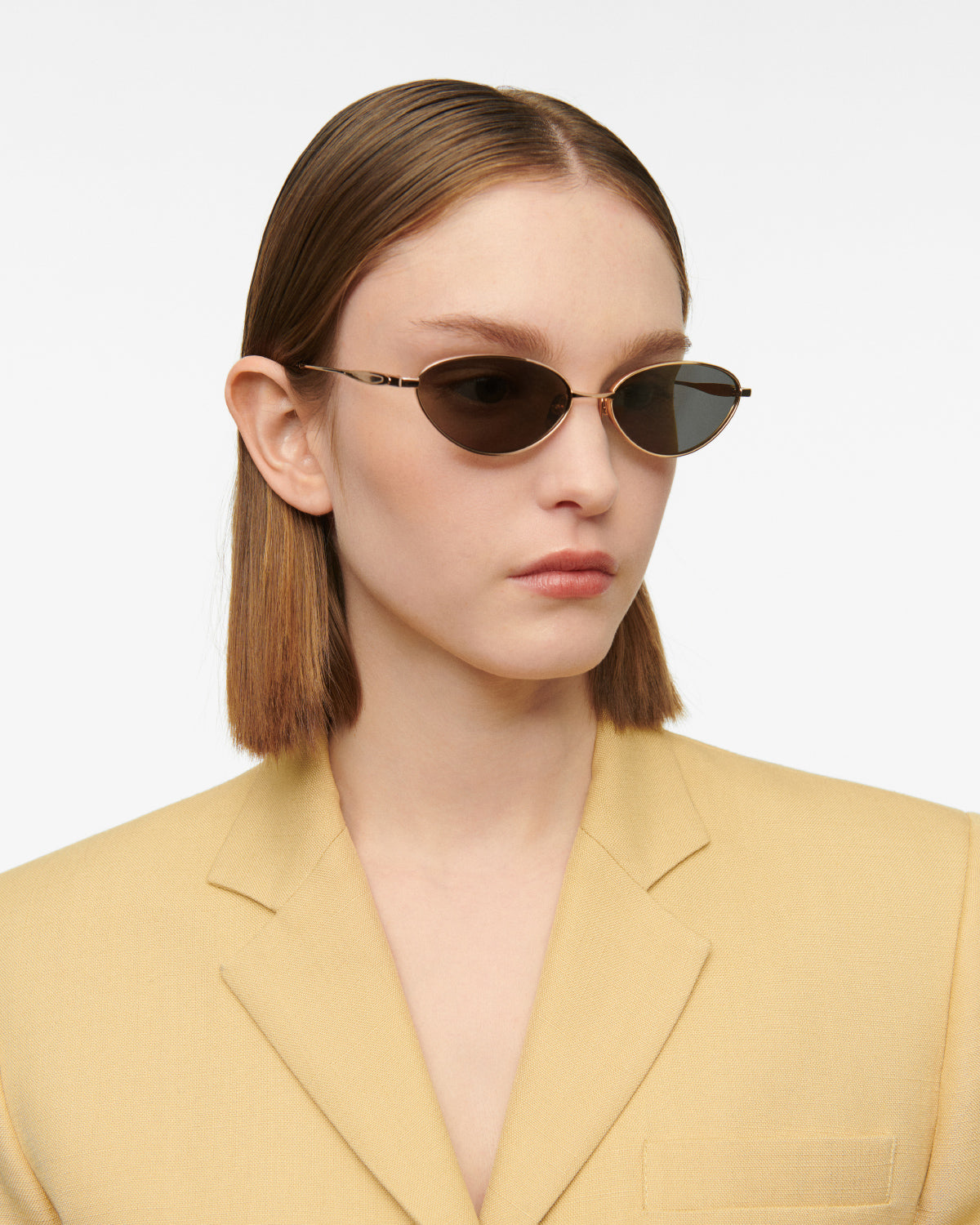 THRIVE 028: Tiny Metal Doré sunglasses by GIGI STUDIOS 7736