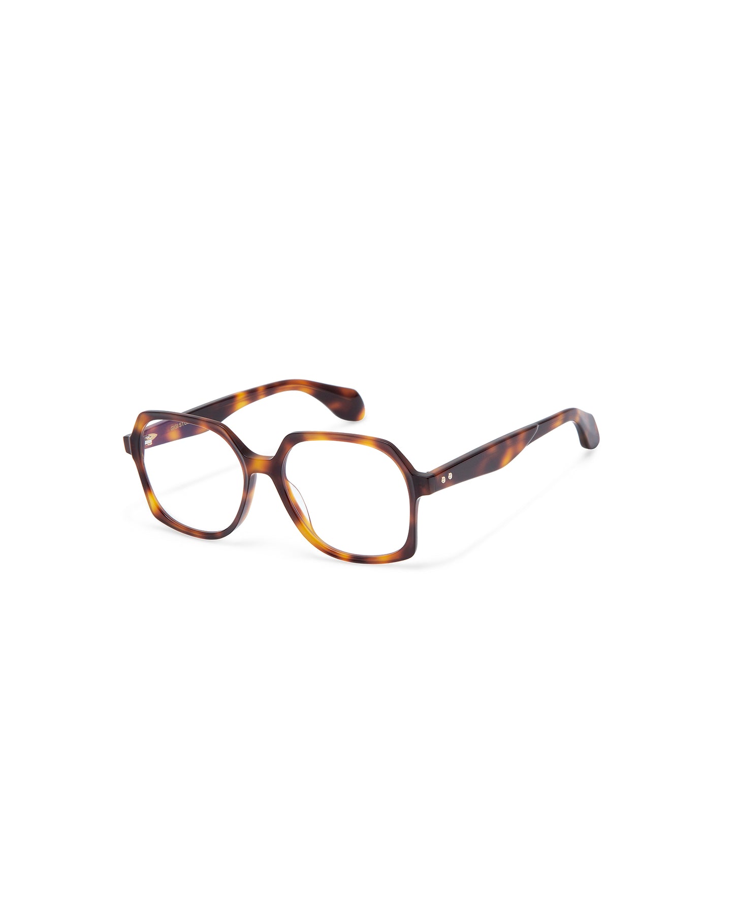 REVIVRE 41: Geométricas Acetato Havana optical glasses by GIGI STUDIOS 7903