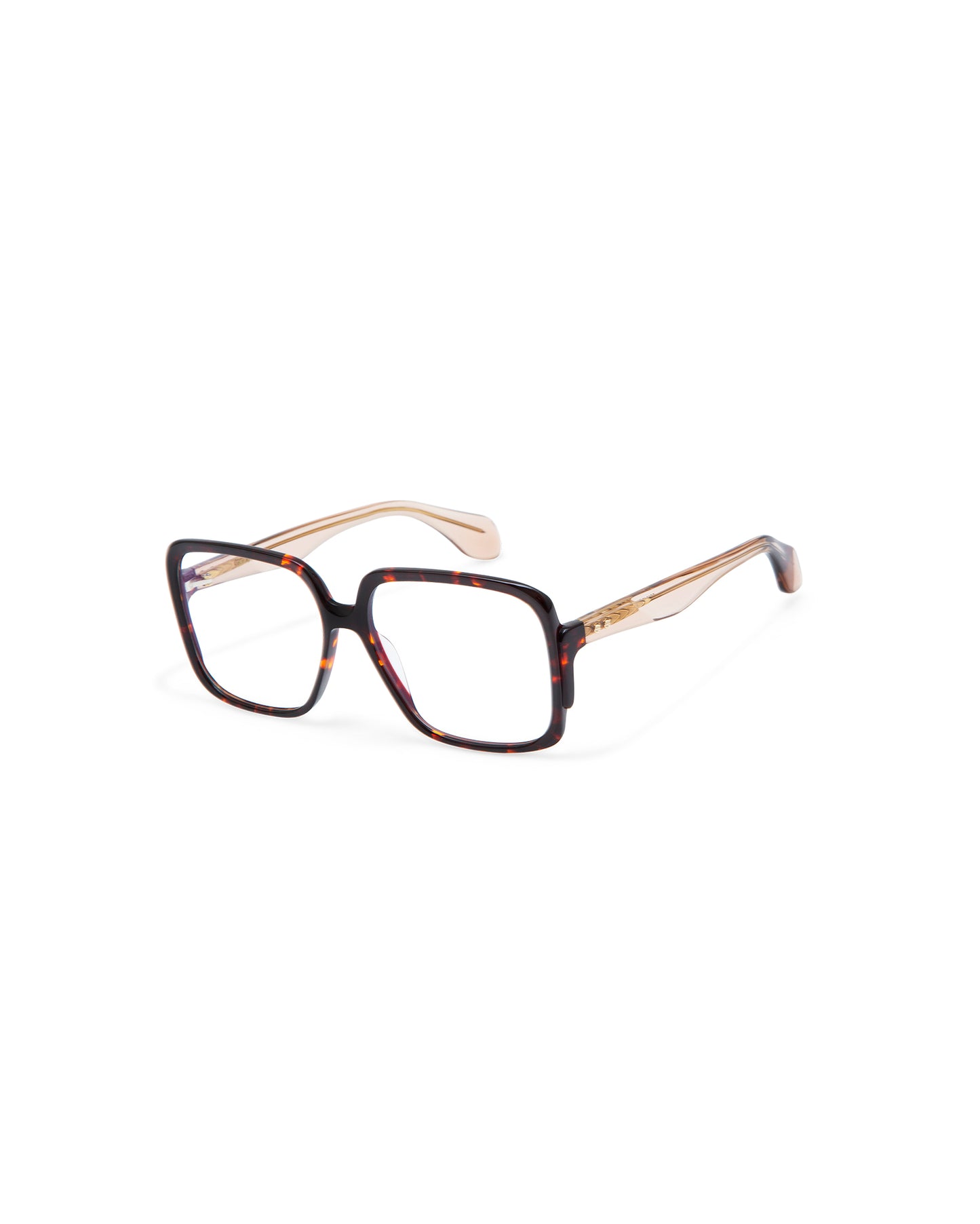 REVIVRE 42: Cuadrada Acetato Havana optical glasses by GIGI STUDIOS 7906
