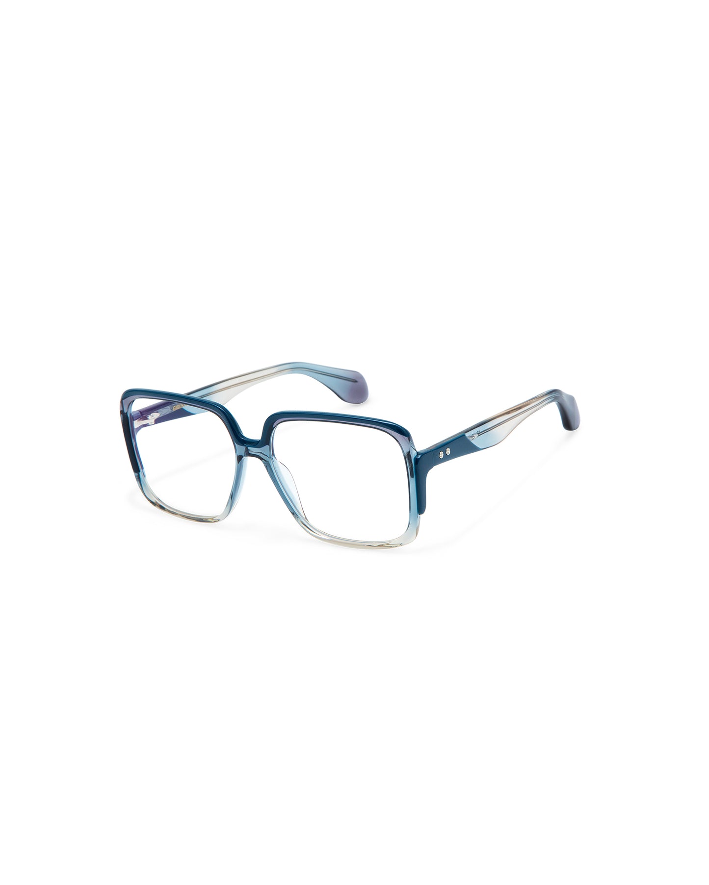 REVIVRE 42: Cuadrada Acetato Azul optical glasses by GIGI STUDIOS 7908