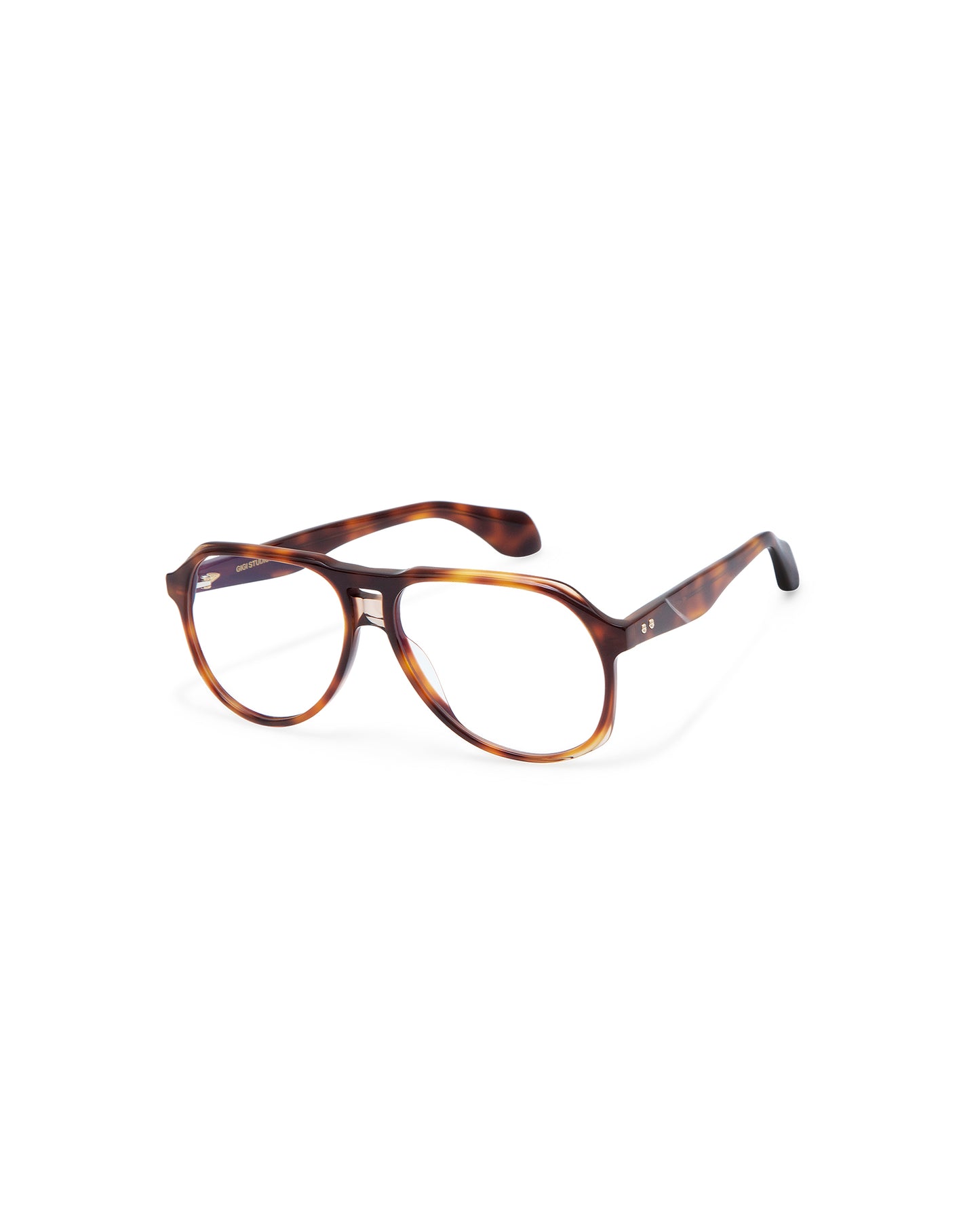 REVIVRE 43: Aviador Acetato Havana optical glasses by GIGI STUDIOS 7911