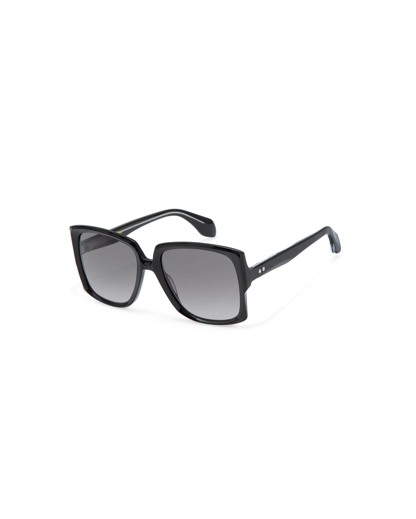 REVIVRE 44: Cuadrada Acetato Noir sunglasses by GIGI STUDIOS 7914