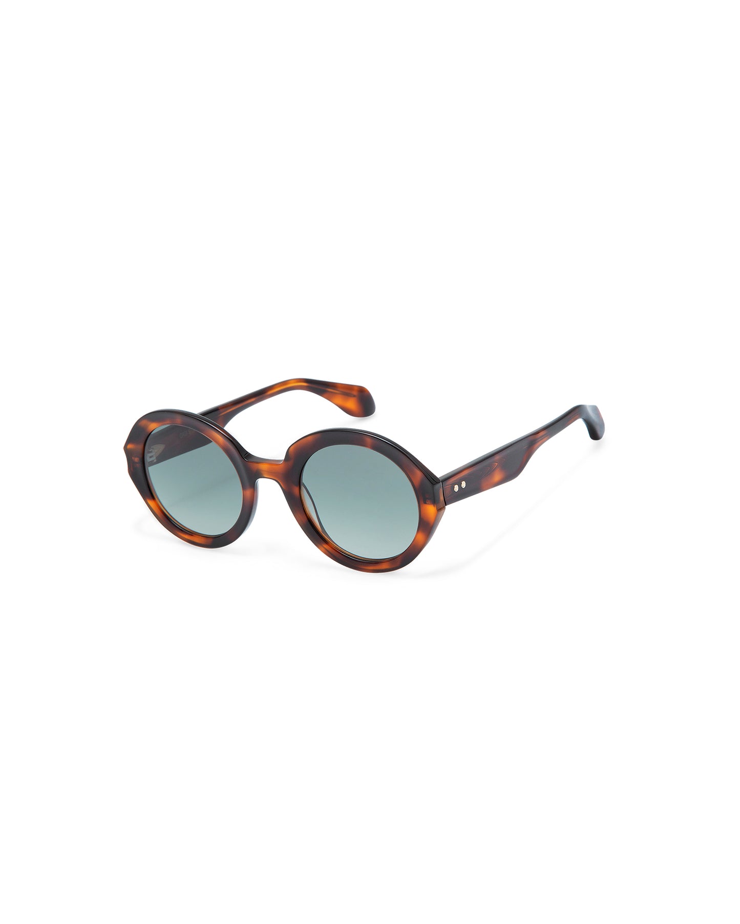 REVIVRE 46: Redondas Acetato Havana sunglasses by GIGI STUDIOS 7923