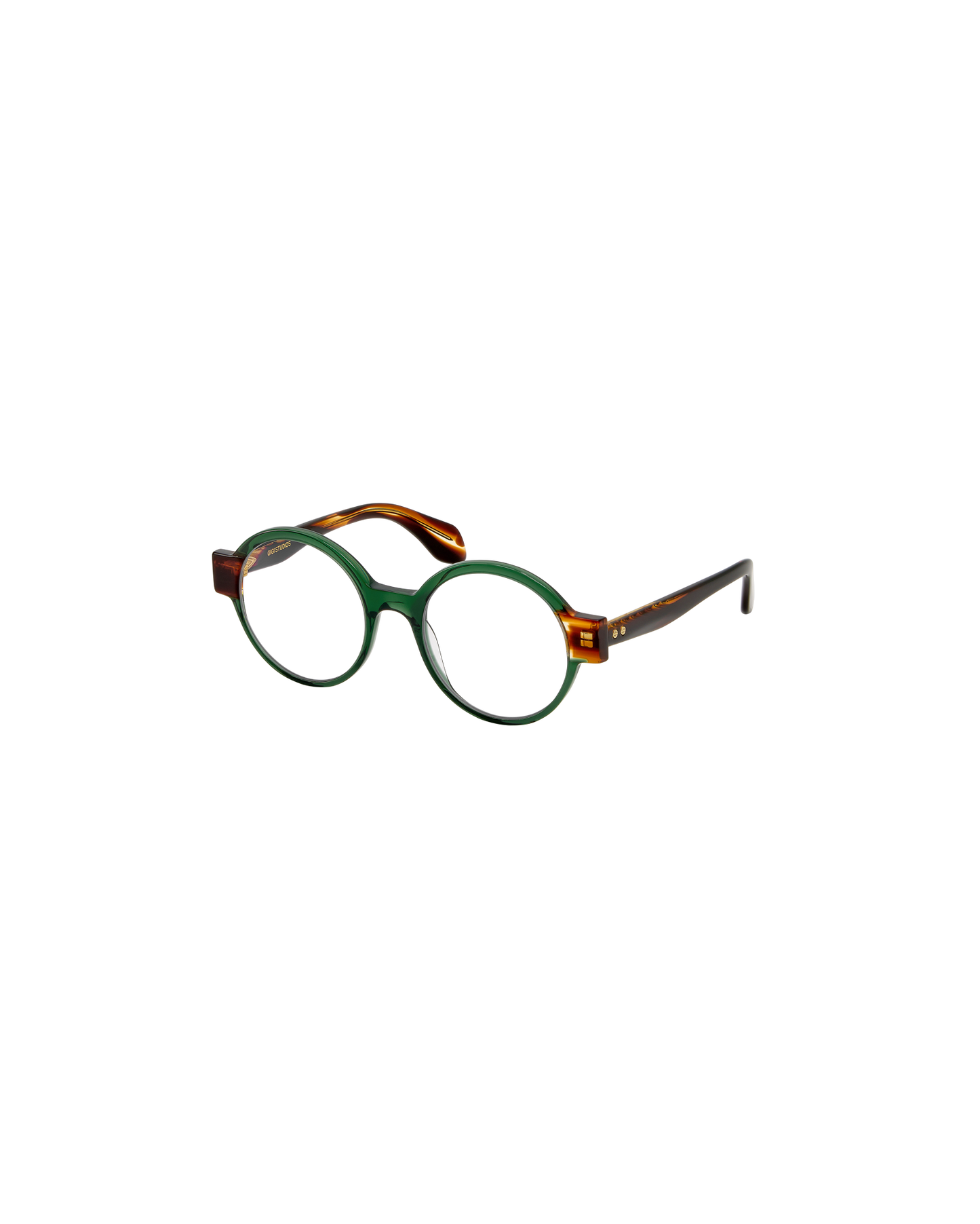 CELENE: Redondas Acetato Verde optical glasses by GIGI STUDIOS 8739
