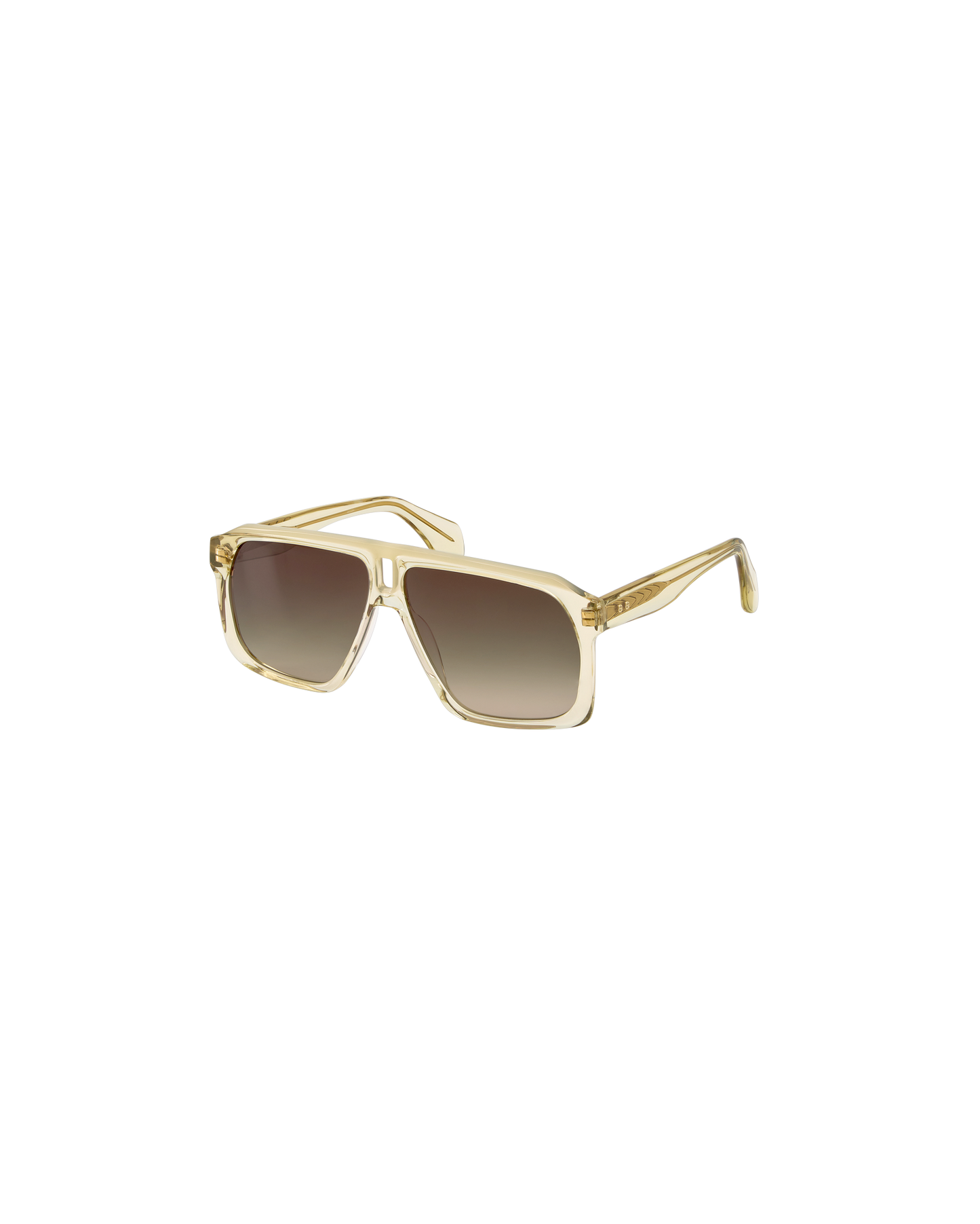 LYANNA: Aviador Acetato Transparente sunglasses by GIGI STUDIOS 8760