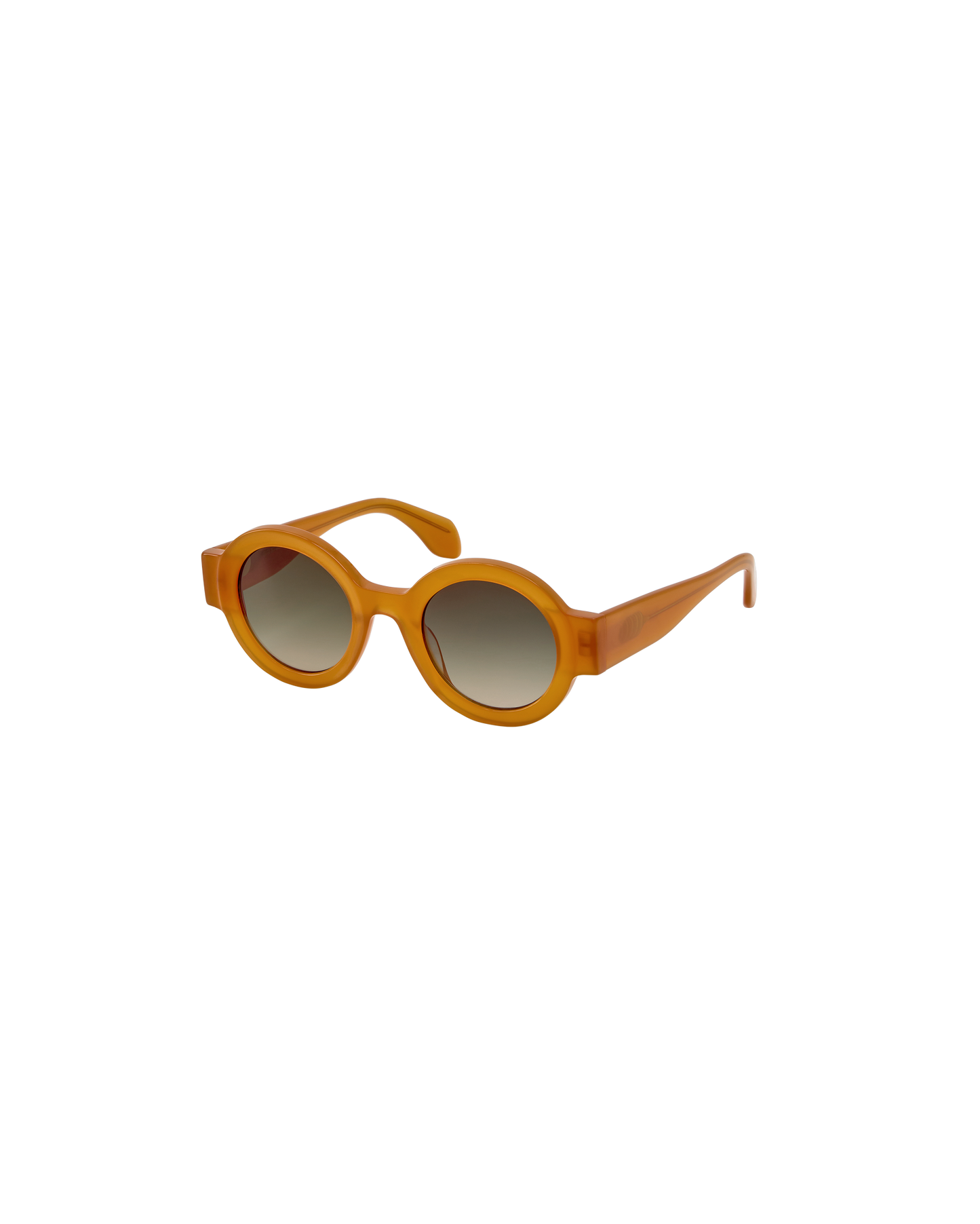 MIREA: Redondas Acetato Orange sunglasses by GIGI STUDIOS 8772