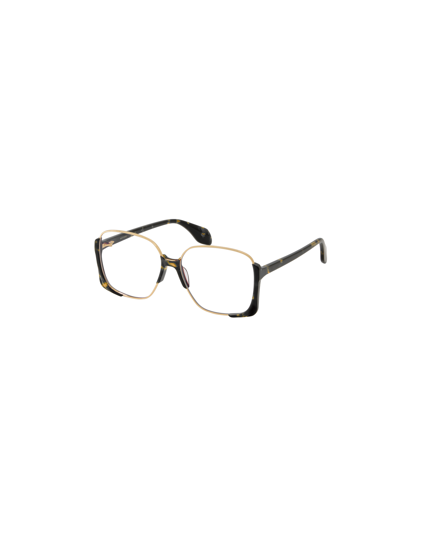 SENNA: Cuadrada Acetato-Metal Havana optical glasses by GIGI STUDIOS 8780