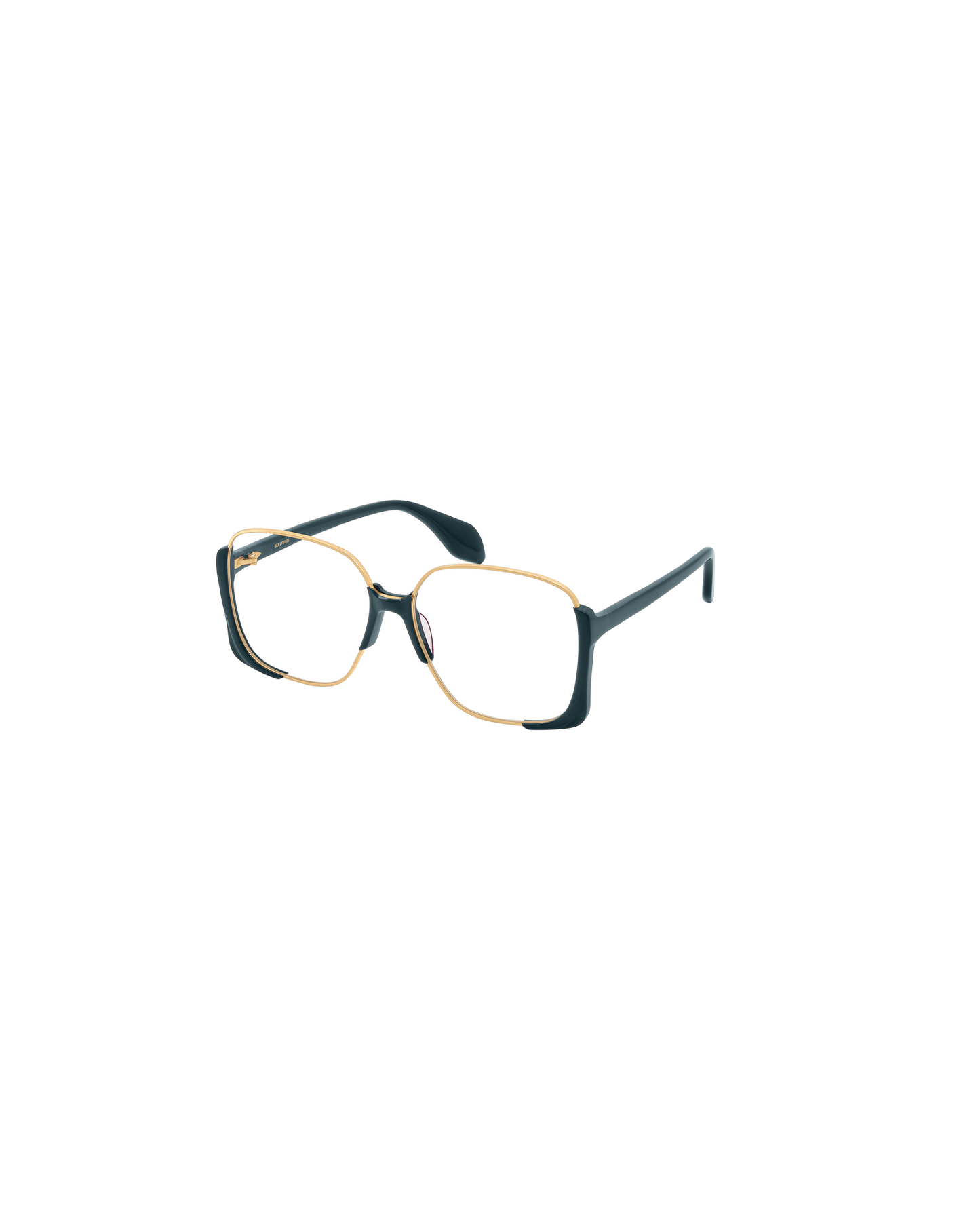 SENNA: Cuadrada Acetato-Metal Azul optical glasses by GIGI STUDIOS 9474