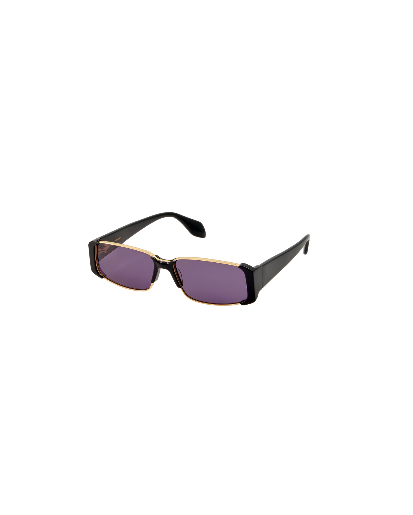 VIANA: Tiny Acetato-Metal Noir sunglasses by GIGI STUDIOS 8787