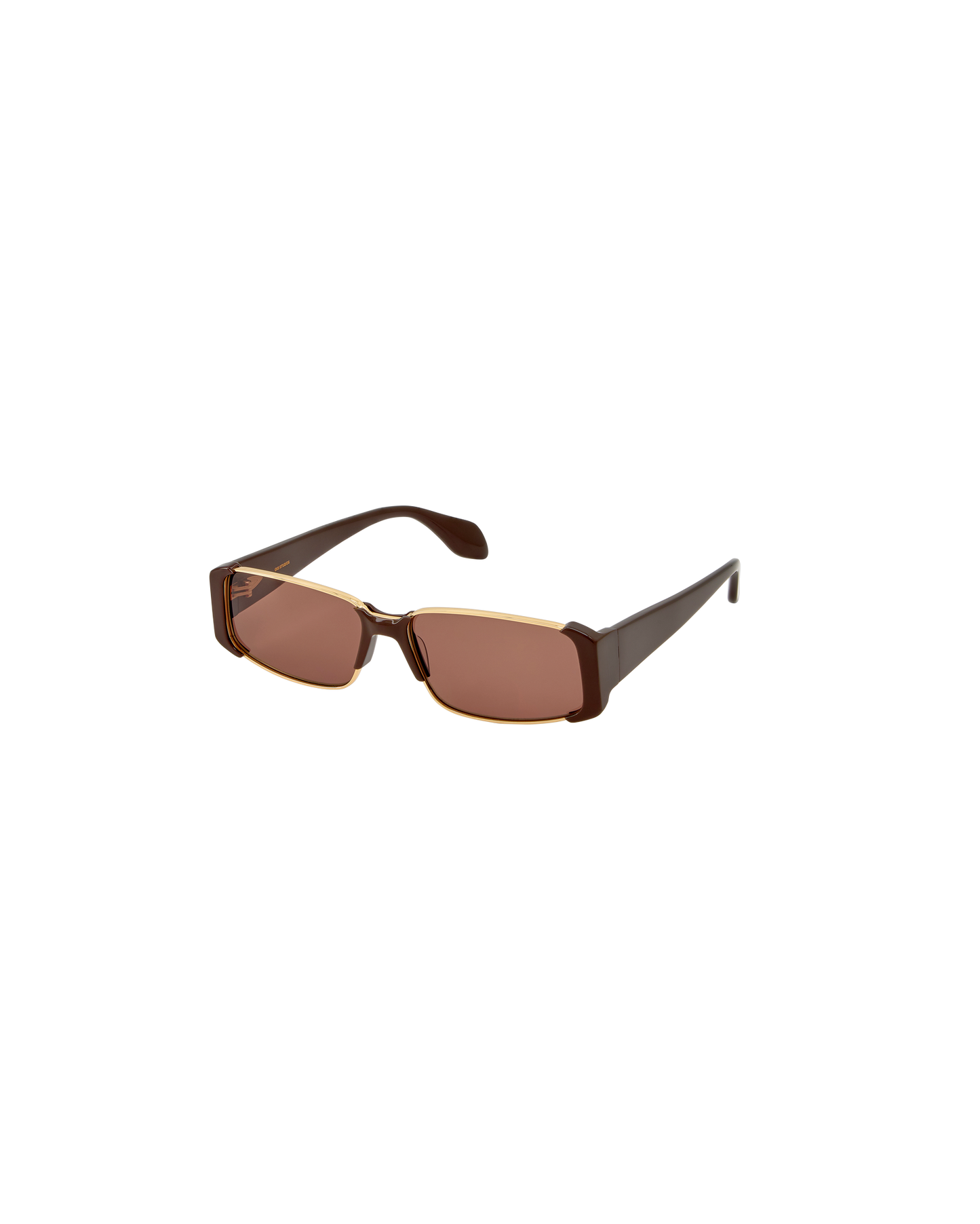 VIANA: Tiny Acetato-Metal Marrón sunglasses by GIGI STUDIOS 8789