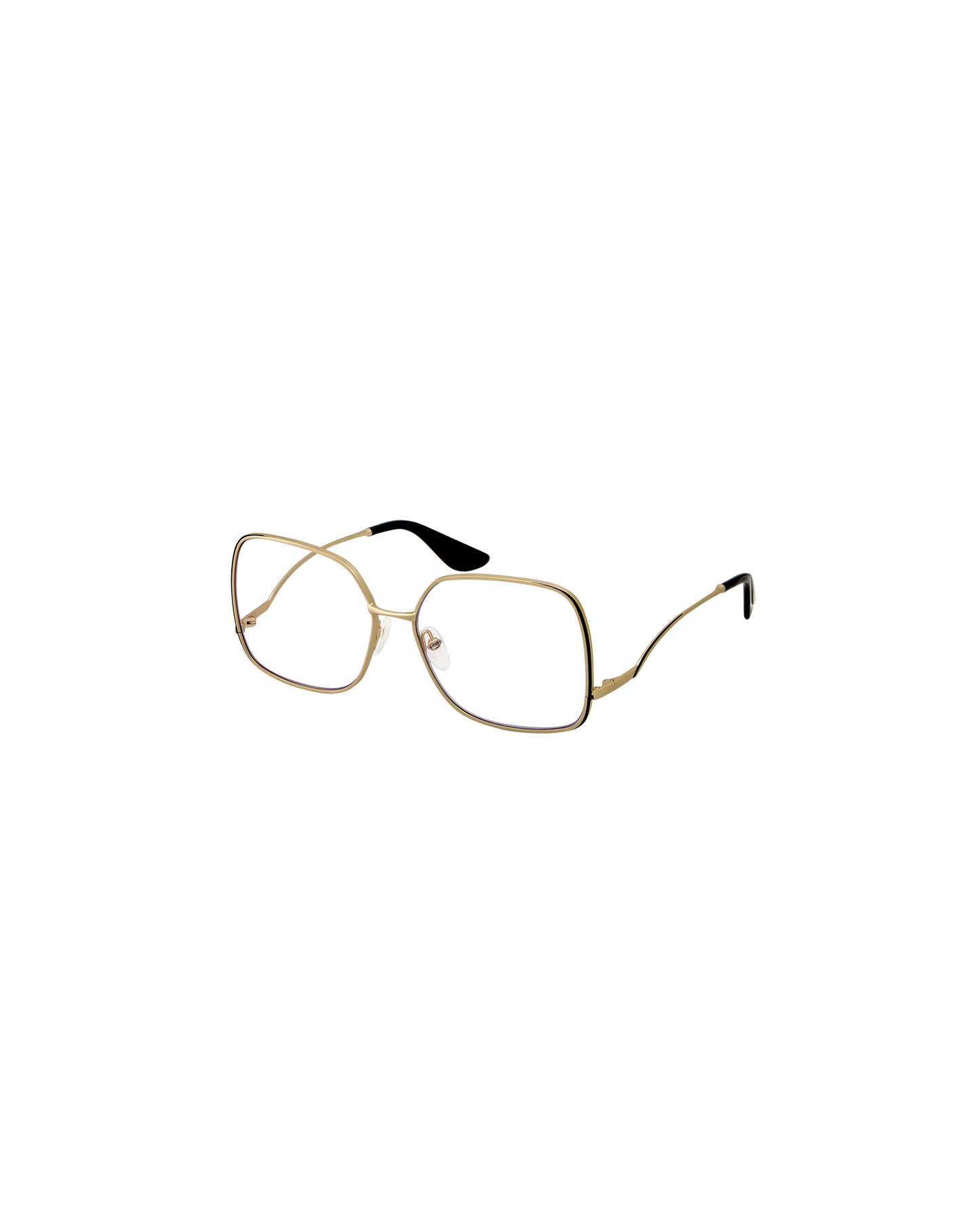 SYRA: Cuadrada Metal Noir optical glasses by GIGI STUDIOS 8792