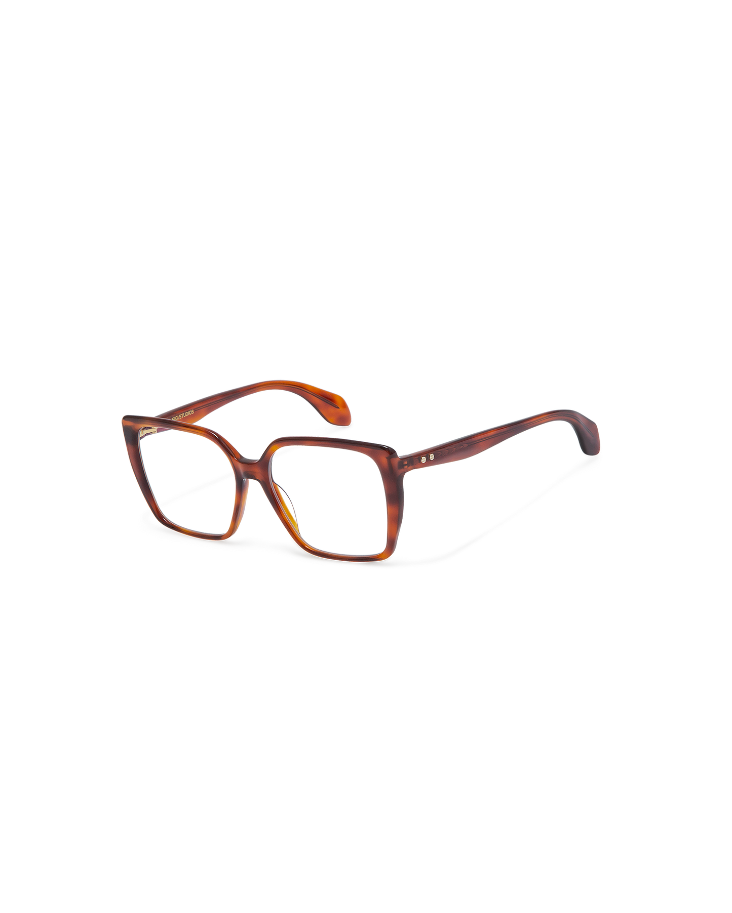 MOSS: Cat Eye Acetato Havana optical glasses by GIGI STUDIOS 9896