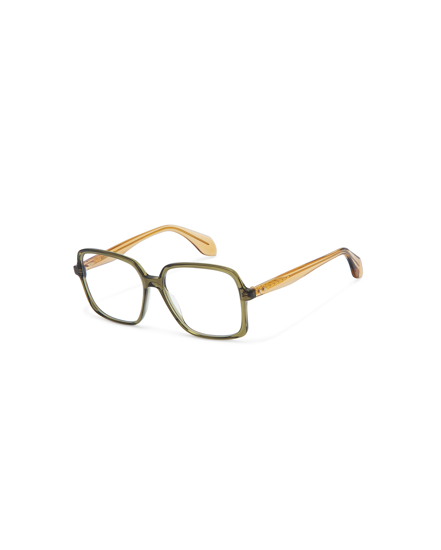 SHALE: Cuadrada Acetato Verde optical glasses by GIGI STUDIOS 9901