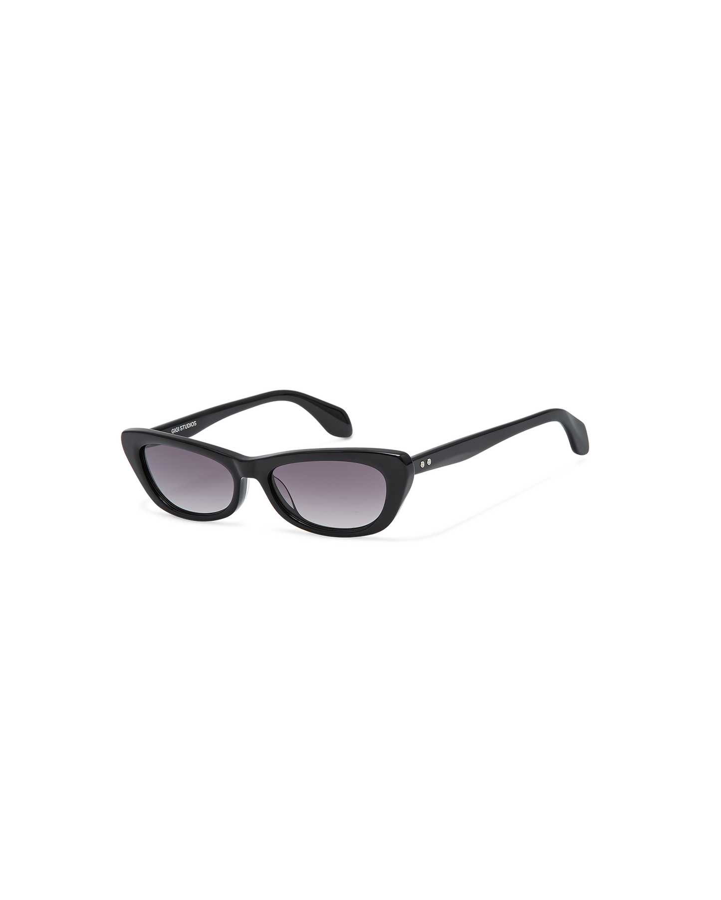 BRUME: Tiny Acetato Noir sunglasses by GIGI STUDIOS 9911