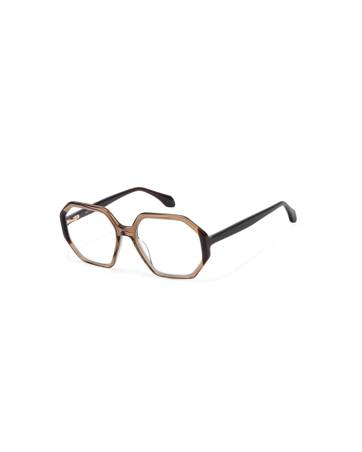 CORINA: Geométricas Acetato Marrón optical glasses by GIGI STUDIOS 10562