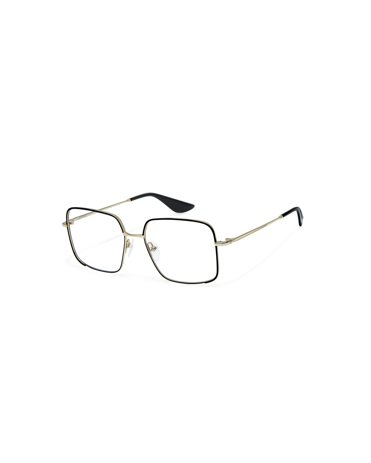 NARELLE: Cuadrada Metal Noir optical glasses by GIGI STUDIOS 10660