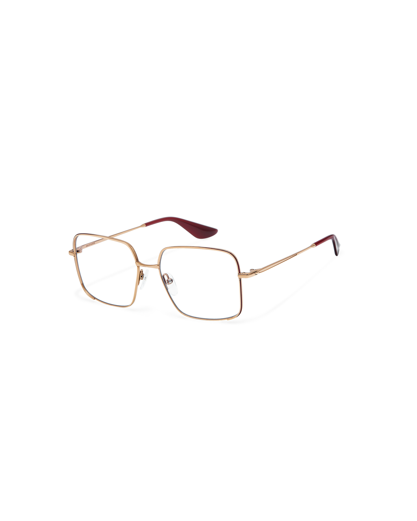 NARELLE: Cuadrada Metal Rojo optical glasses by GIGI STUDIOS 10664