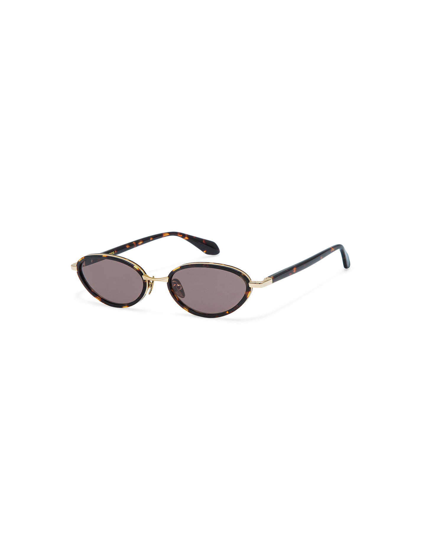 EVELA: Tiny Acetato-Metal Havana sunglasses by GIGI STUDIOS 10682