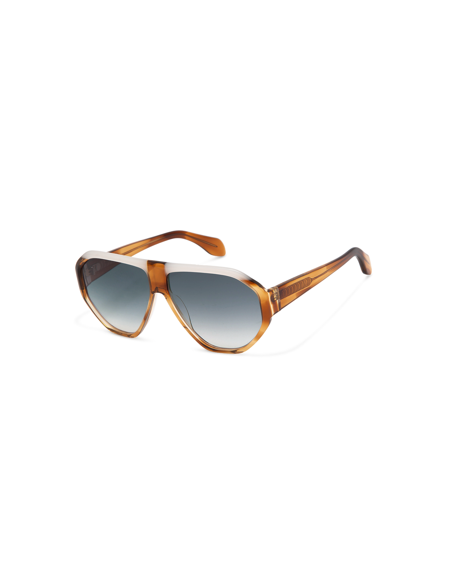 ROWE: Aviador Acetato Marrón sunglasses by GIGI STUDIOS 12056