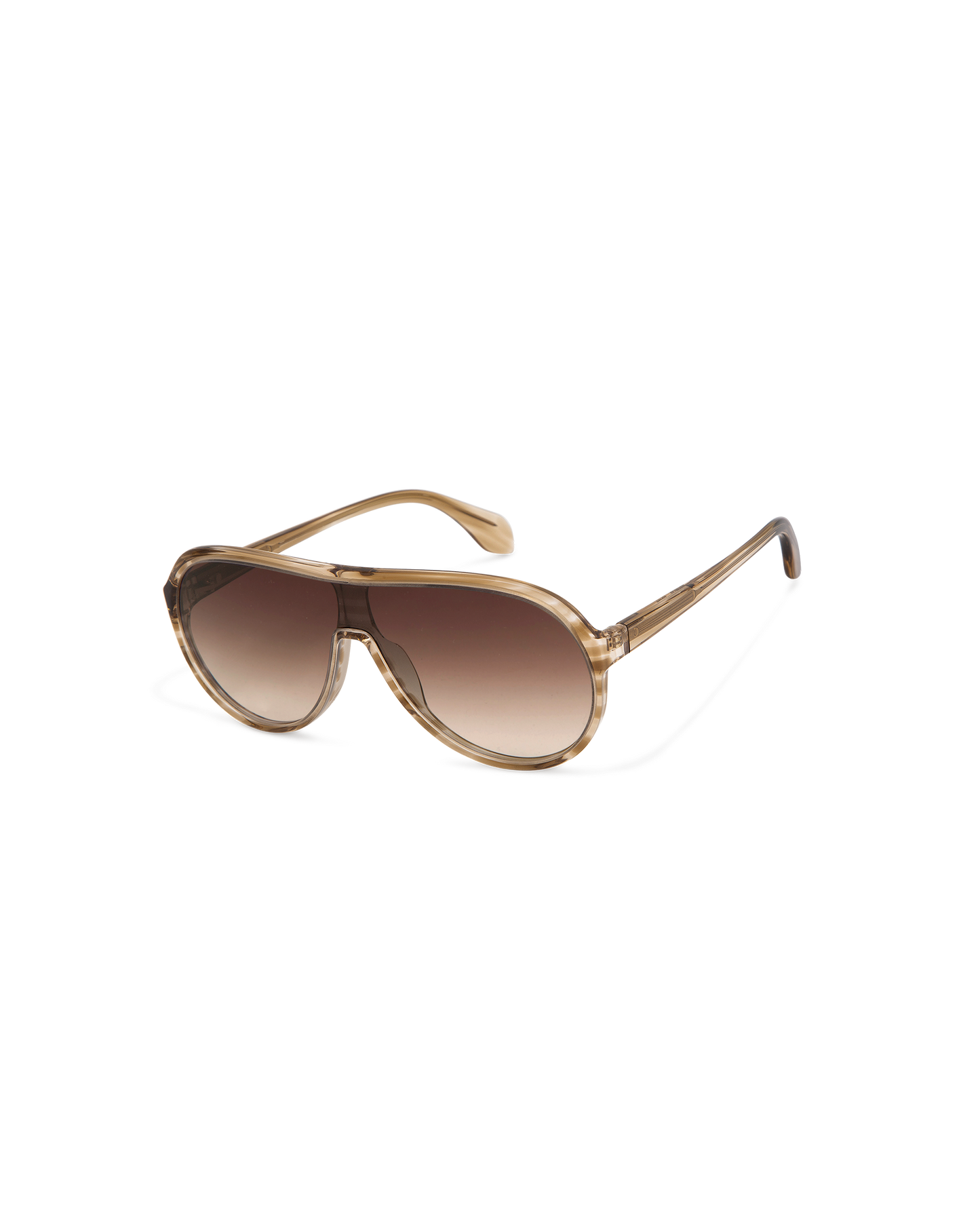 SELINE: Aviador Acetato Marrón sunglasses by GIGI STUDIOS 12060