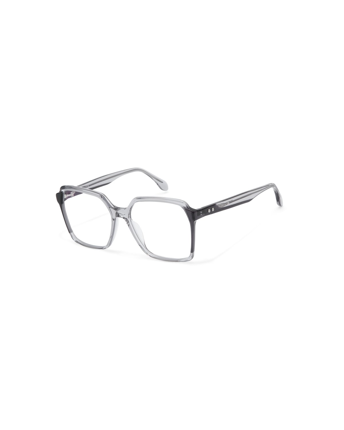AHLIA: Cuadrada Acetato Grigio optical glasses by GIGI STUDIOS 13569