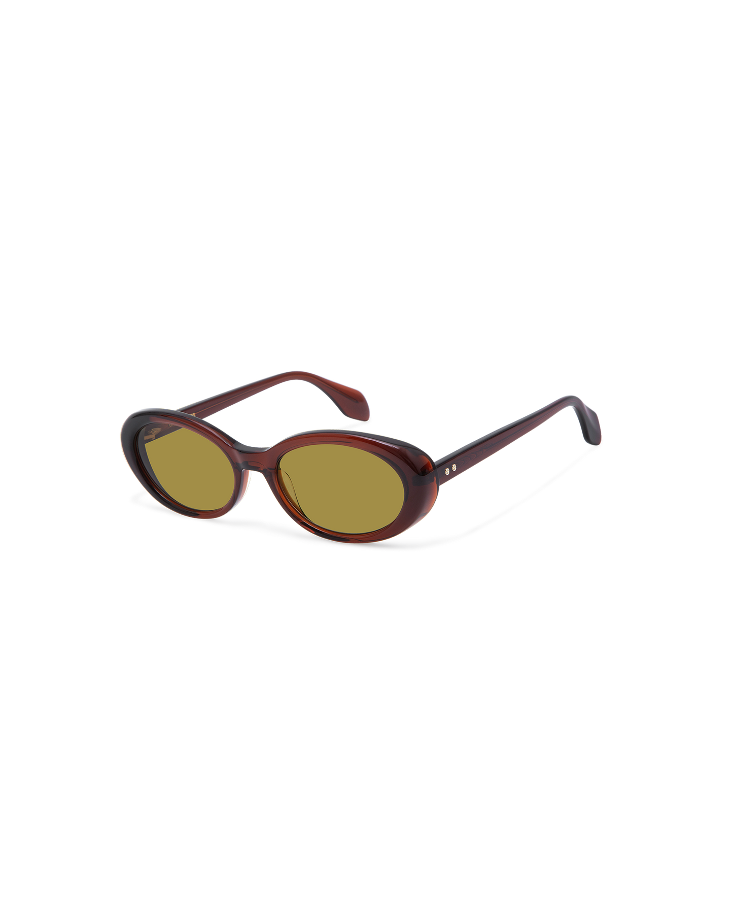 ORIA: Tiny Acetato Rojo sunglasses by GIGI STUDIOS 13629