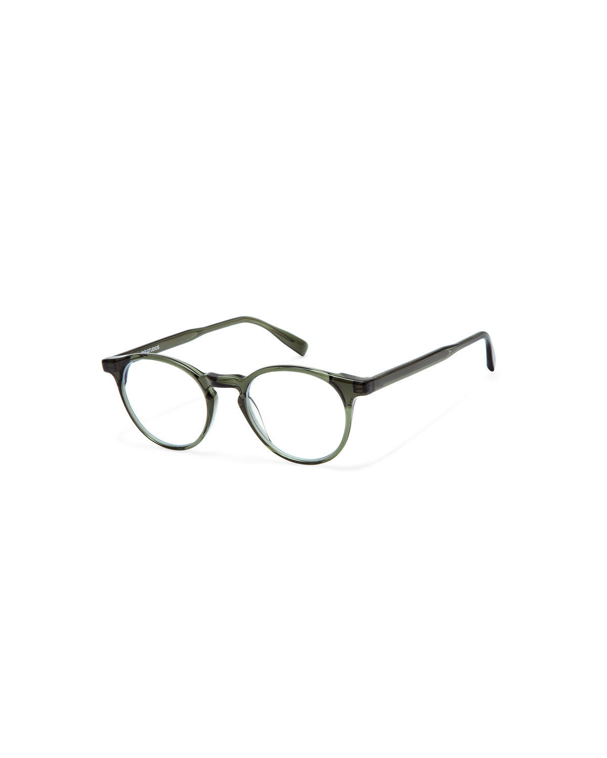 MILO: Redondas Acetato Verde optical glasses by GIGI STUDIOS 8804