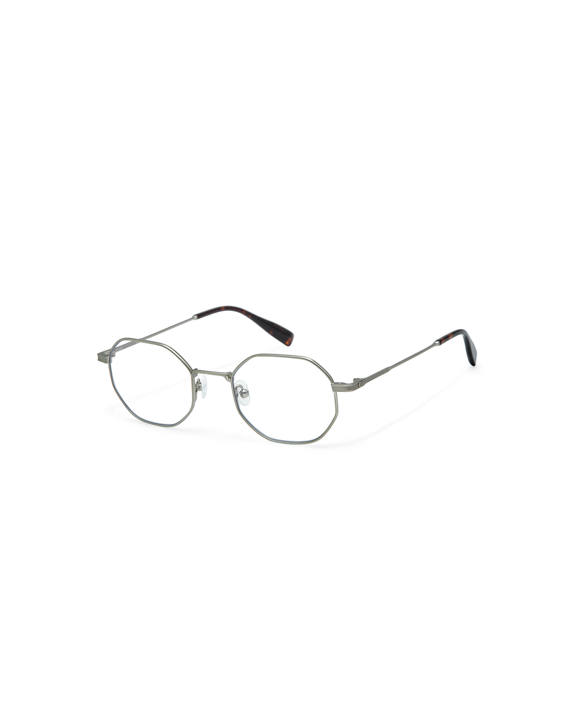 RUNA: Geométricas Metal Dark Silver optical glasses by GIGI STUDIOS 10714