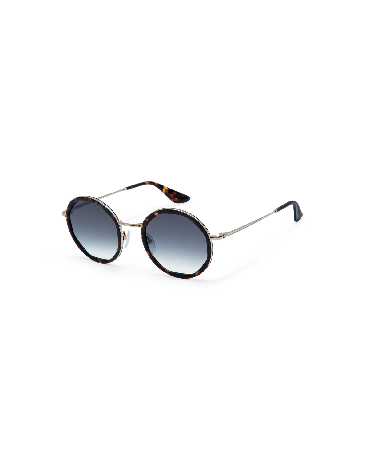 ALBA: Geométricas Acetato-Metal Havana sunglasses by GIGI STUDIOS 14543