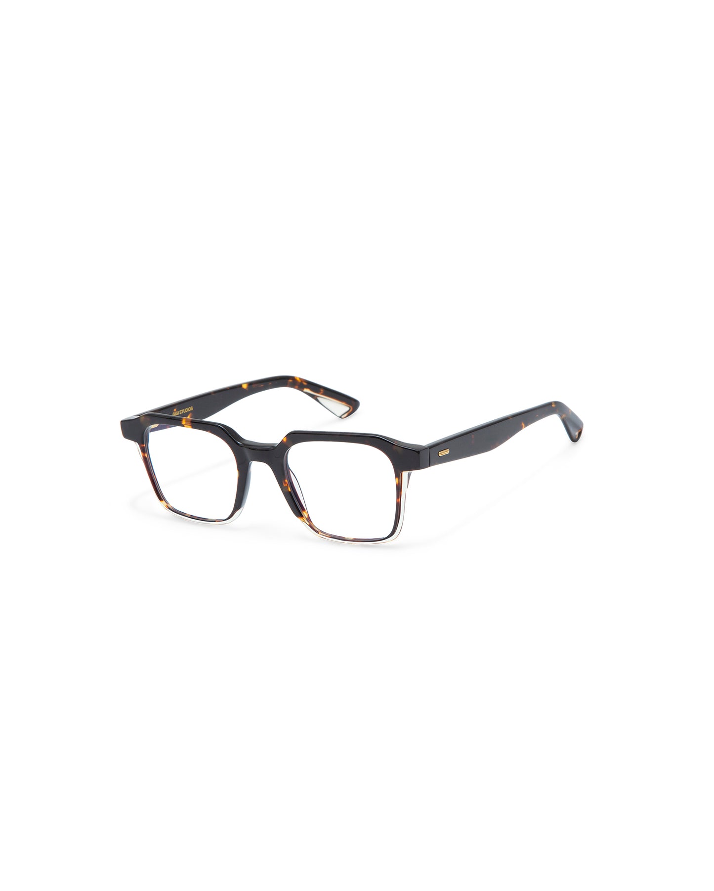 BRAD: Cuadrada Acetato Havana optical glasses by GIGI STUDIOS 7932