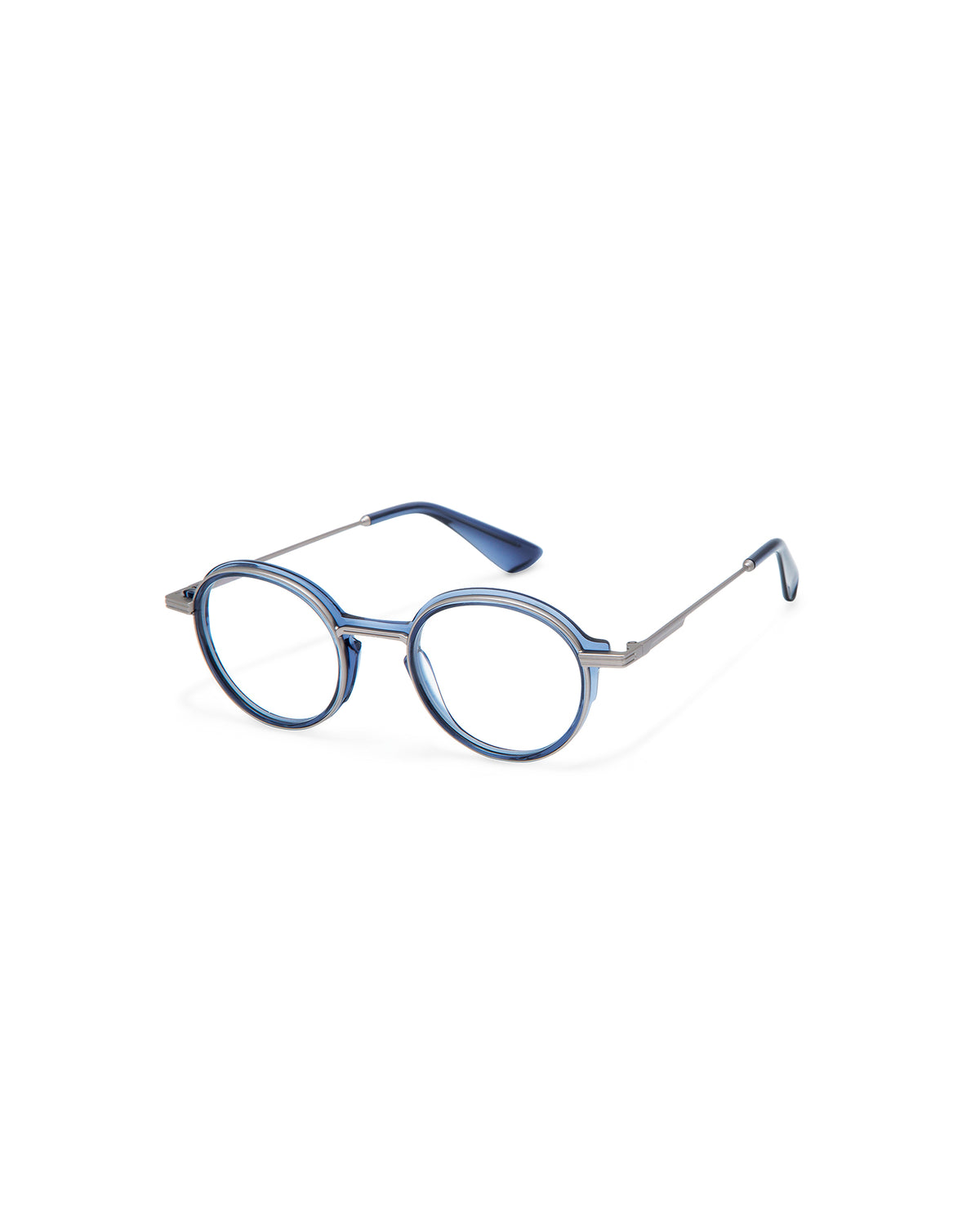BREN: Redondas Acetato-Metal Azul optical glasses by GIGI STUDIOS 7945